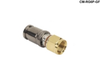CONNECTEC F RG6 Plenum (Gold) - CM-RG6P-GF - Visual Sound, Inc.