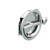 Flush Cam Latch, Medium Size, Turn Counterclockwise to Latch / Lock, Two - Point Latching, Bail Handle Style, Chrome Plated, Bright - 01-43-51 - Southco