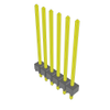 Headers, Male Pins - 612-HTSW-106-18-G-S-ND - DigiKey