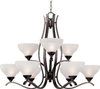 Mid. Chandeliers-Glass Up - 4301 - Light Center (The)
