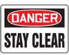 MEQM078VA - Safety Sign, Danger - Stay Clear, 10