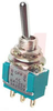 Switch, Toggle; Panel Mnt; 6 A; 125 VAC; SPDT; On-None-(On); Solder/QC - 70156044 - Allied Electronics, Inc.