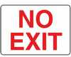 MADM486VA - Safety Sign, No Exit, 7