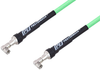 SMA Male Right Angle to SMA Male Right Angle Low Loss Test Cable 12 Inch Length Using PE-P300LL Coax - PE3C2884-12 - Pasternack