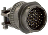 Circular Connector Receptacle, Size 10, 6 Position, Cable; Military Specification Amphenol Industrial - 25K7948 - Newark, An Avnet Company