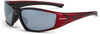 RPG silver mirror lens, shiny black/pearl red frame - 23233 - Crossfire By Radians