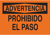 Spanish Sign - 38138 - Brady Corporation