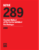 NFPA 289, Standard Method of Fire Test for Individual Fuel Packages