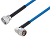 Plenum 4.3-10 Male to N Male Right Angle Low PIM Cable 150 cm Length Using SPP-250-LLPL Coax Using Times Microwave Parts - PE3C6228-150CM - Pasternack