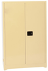 Eagle 1947 45 gal Beige Steel 18 Non-Stackable Cabinet - 18 in Overall Length - 43 in Width - 65 in Height - Lockable - EAGLE 1947-4BEI - EAGLE 1947-4BEI - R. S. Hughes Company, Inc.