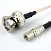 BNC Male to 10-32 Male Cable RG-316 Coax in 12 Inch -- FMC0810316-12 - Image