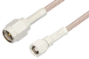 SMA Male to SMC Plug Cable 6 Inch Length Using RG316 Coax, RoHS - PE3809LF-6 - Pasternack