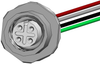Sensor Cord, 4P M12 Rcpt-Free End, 12; Connector Type A Norcomp - 17AH5171 - Newark, An Avnet Company