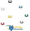 Siemon Color Coding Clip for Modular Cord (Package of 25) - CLIP-01 - TelephoneStuff.com