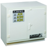 Justrite Haz-Alert 2 1/2 L White Hazardous Material Storage Cabinet - 36 in Width - 35.75 in Height - Under Counter - 697841-13497 - 697841-13497 - R. S. Hughes Company, Inc.