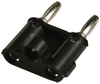 Dual Test Adapter, 15A, Screw, Black; Gender Abbatron Hh Smith - 19P2911 - Newark, An Avnet Company