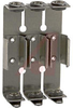 Hldr, Battery; AAA; 0.375 in., 0.468 in. (O.D); Aluminum; PC Board; 3; Spring - 70182722 - Allied Electronics, Inc.