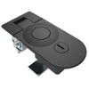 Compression Latch, Sealed Lever Latch, Key Locking, Locking with dust shutter, 31-41mm Panel, 29-45mm Grip, Zinc Alloy, Powder Coat, Black - C5-34-35 - Southco
