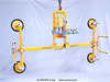 Four Pad Air Powered Vacuum Lifter with Powered Tilt - AT50M4-86-2/44F - ANVER Corporation