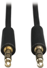 3.5mm Mini Stereo Audio Cable for Microphones, Speakers and Headphones (M/M), 1-ft. -- P312-001 - Image