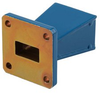 WR-62 Waveguide Standard Gain Horn Antenna Operating from 12.4 GHz to 18 GHz with a Nominal 10 dBi Gain with Square Cover Flange - FM9854B-10 - Fairview Microwave Inc.
