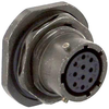 Jam Nut Connector Receptacle, Size 12, 10 Position, Panel; Product Range Amphenol Industrial - 07H9564 - Newark, An Avnet Company