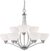 4039BN-212 Mid. Chandeliers-Glass Up - 602959 - Capital Lighting, Inc.