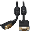 VGA Coaxial High-Resolution Monitor Cable with RGB Coaxial (HD15 M/M), Right-Angle Connector, 2048 x 1536 (1080p), 6 ft. -- P502-006-RA
