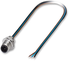 Sensor Cable, Flush, M5 Sensor Straight 3 Position Plug, Free / Stripped End, 500 Mm, 1.64 Ft Rohs Compliant Phoenix Contact - 49Y7620 - Newark, An Avnet Company