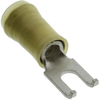 Terminal, Spade/fork, #6, Crimp, Yellow; Product Range Amp Te Connectivity - 96F7148 - Newark, An Avnet Company
