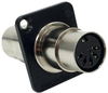 Midi Feed Thru Black Flange, Rohs Switchcraft/conxall - 03AC1365 - Newark, An Avnet Company