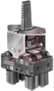 CONTROL VALVE MANUAL, PNEUMATIC,3 POSITION, DUAL VALVE, MANUAL RETURN, RED -- 70158925