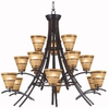 Large Chandeliers-Glass Shade - 22206 - Light Center (The)