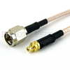 SMA Male (Plug) to MMCX Plug (Male) Cable M17/113-RG316 Coax Up To 3 GHz, 1.35 VSWR in 48 Inch - FMC0209316-48 - Fairview Microwave Inc.