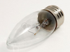 25 Watt, 120 Volt Clear Krypton Blunt Tip Decorative Bulb - B460525 - bulbs.com