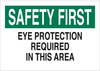 Eye Protection Sign - 85051 - Brady Corporation
