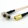 RA SMA Male (Plug) to SMB Plug (Male) Cable M17/113-RG316 Coax Up To 3 GHz in 36 Inch - FMC0416316-36 - Fairview Microwave Inc.