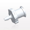 Female Luer Lock to Barb, White - LF2130 - Qosina Corp.