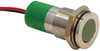 Panel Mount Indicator, Led, 14Mm, Green, 12Vdc; Led Color Apem - 64T3816 - Newark, An Avnet Company