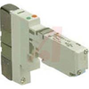 SOLENOID VALVE, BASE MT, 5 PORT, PLUG-IN TYPE, 24VDC, 3 POSITION CLOSED CENTER -- 70072056