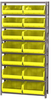 Open Shelving, 8Shelves, 21Bins, Yellow; Shelving Unit Type Quantum Storage - 44AC6709 - Newark, An Avnet Company