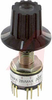 Switch,Miniature Rotaries,Knob ActuatedLow Profile w/PC Terminals,2 Pole -- 70192063