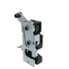 Rotary Push-to-Close Latch, Small Size, Single Stage, with Integrated Bumper, Bottom Trigger, M6 Thread, Steel, Zinc Plate, Bright chromate - R4-10-12-506-10 - Southco