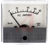 Ammeter, Electromechanical AC; 80 A; + 5%; 2.5 in.; Polystyrene; 850 Series - 70136719 - Allied Electronics, Inc.
