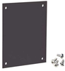 Universal Aluminum Blank Sub-Panel, Black -- REF00048