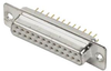 D Sub Connector, Standard, 25 Position, Receptacle; D Sub Connector Type Multicomp Pro - 93K4305 - Newark, An Avnet Company