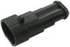 Connector Housing, Plug, 2 Position, 6Mm; Product Range Amp Te Connectivity - 17C1660 - Newark, An Avnet Company