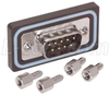 D Sub Connector, Standard, Plug, 9 Position; No. Of Contacts L-Com - 18J1624 - Newark, An Avnet Company