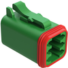 Automotive Housing, Plug, 6Pos, 13A, Grn; Product Range Amphenol Sine/tuchel - 36AJ7973 - Newark, An Avnet Company
