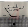 Ammeter, Electromechanical AC; 15 A; + 5%; 2.5 in.; Polystyrene; 850 Series - 70136720 - Allied Electronics, Inc.
